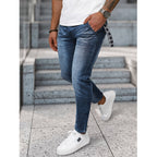 Blåa Jeans med hängsmycke - Herrjeans