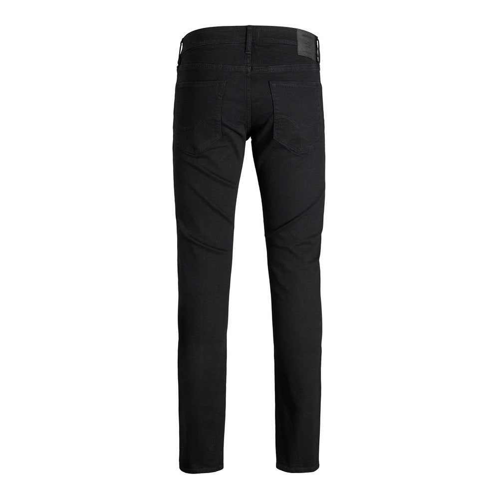 Svarta Glenn jeans slim fit JACK & JONES bakifrån