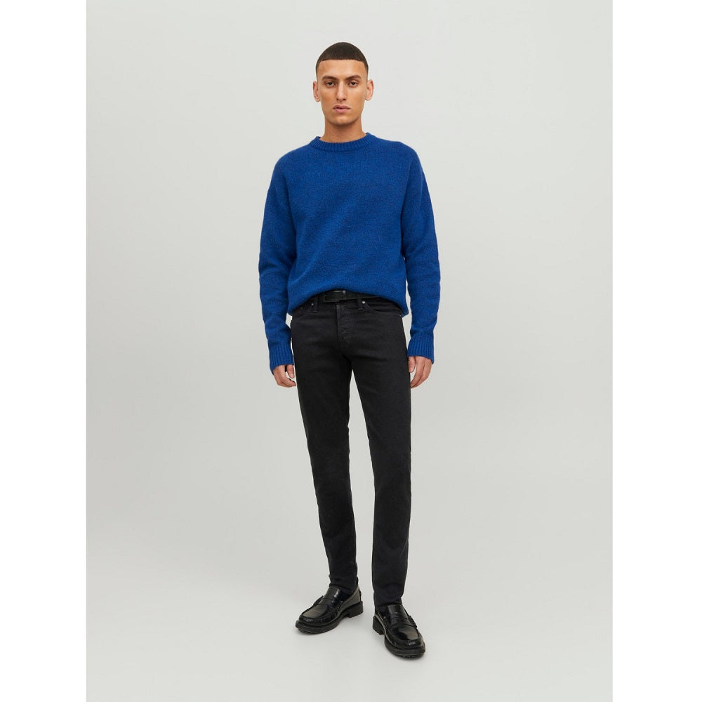 Svarta Glenn jeans slim fit JACK & JONES helbild framifrån