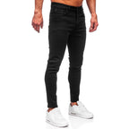Svarta herrjeans - Slim fit modell sidan