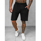 Billiga sportshorts för herr svarta framifrån