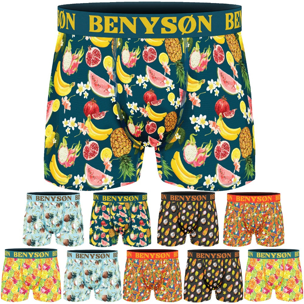 Storpack med mönstrade boxershorts - Kalsonger herr