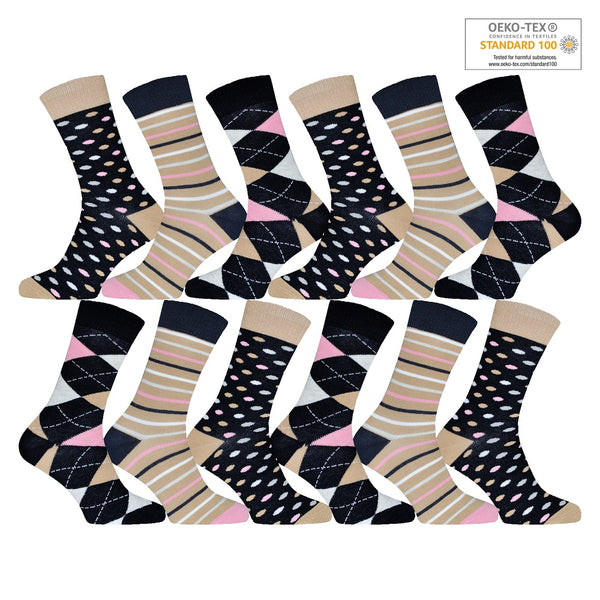 12 par damstrumpor - Flerpack strumpor