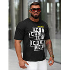 Svart Loose Fit Tröja - T-shirt Icon