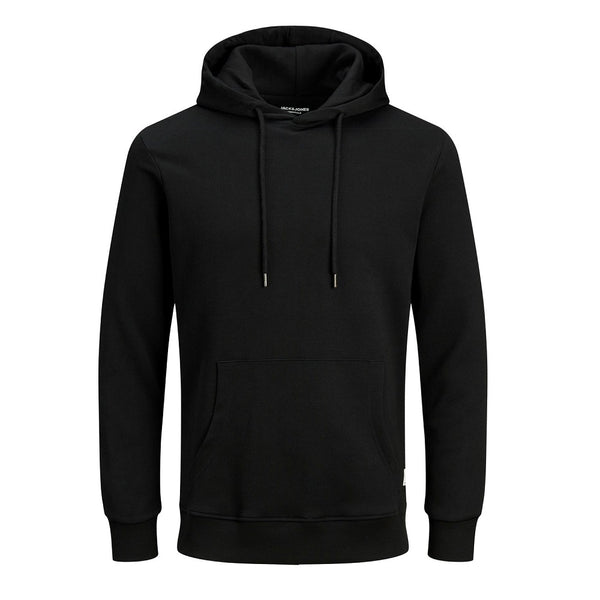 svart basic jack and jones hoodie