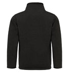 Svart herrjacka fleece - Vinterjacka bakifrån