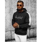 Svart hoodie - Herrluvtröja sidan