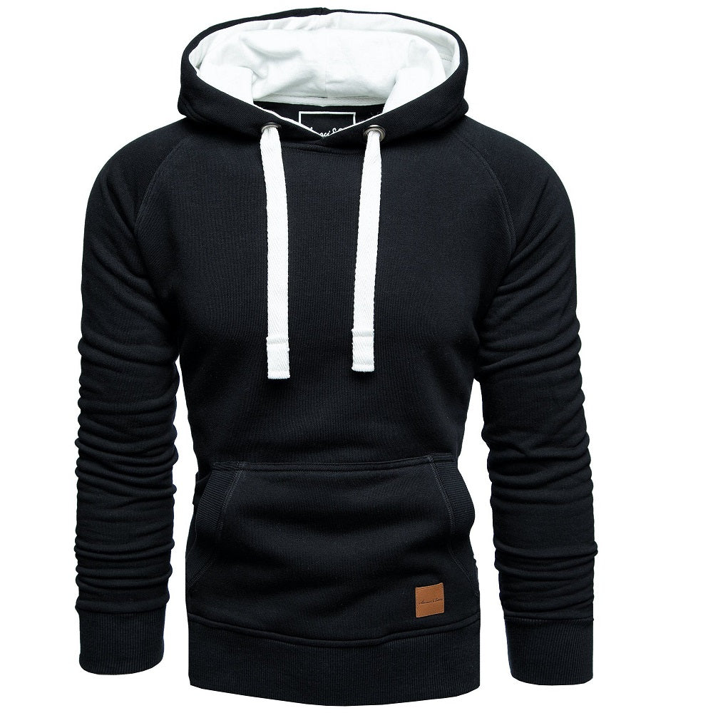 Hoodies herrtröjor med luva svart