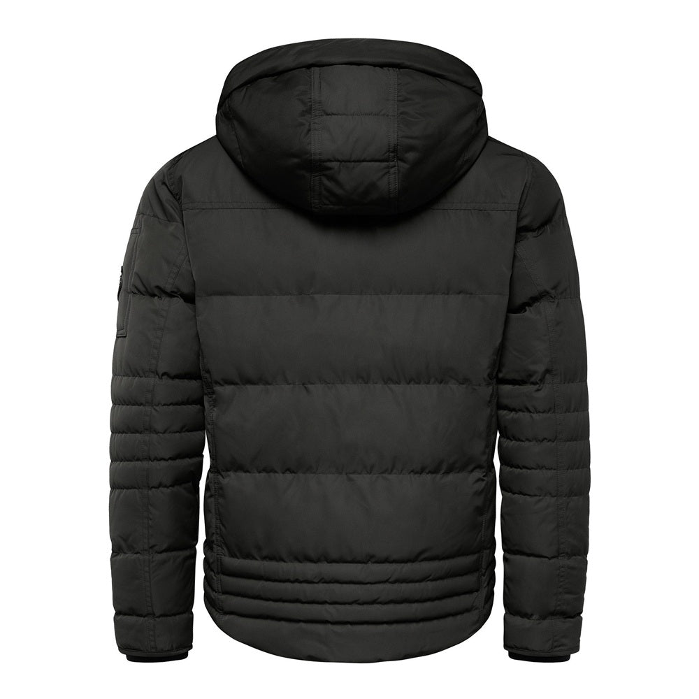 Svart vinterjacka Herr från Amaci & Sons bakifrån