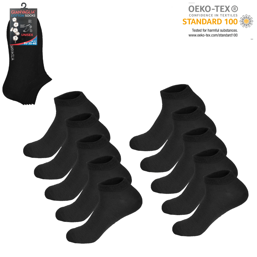 svarta strumpor unisex