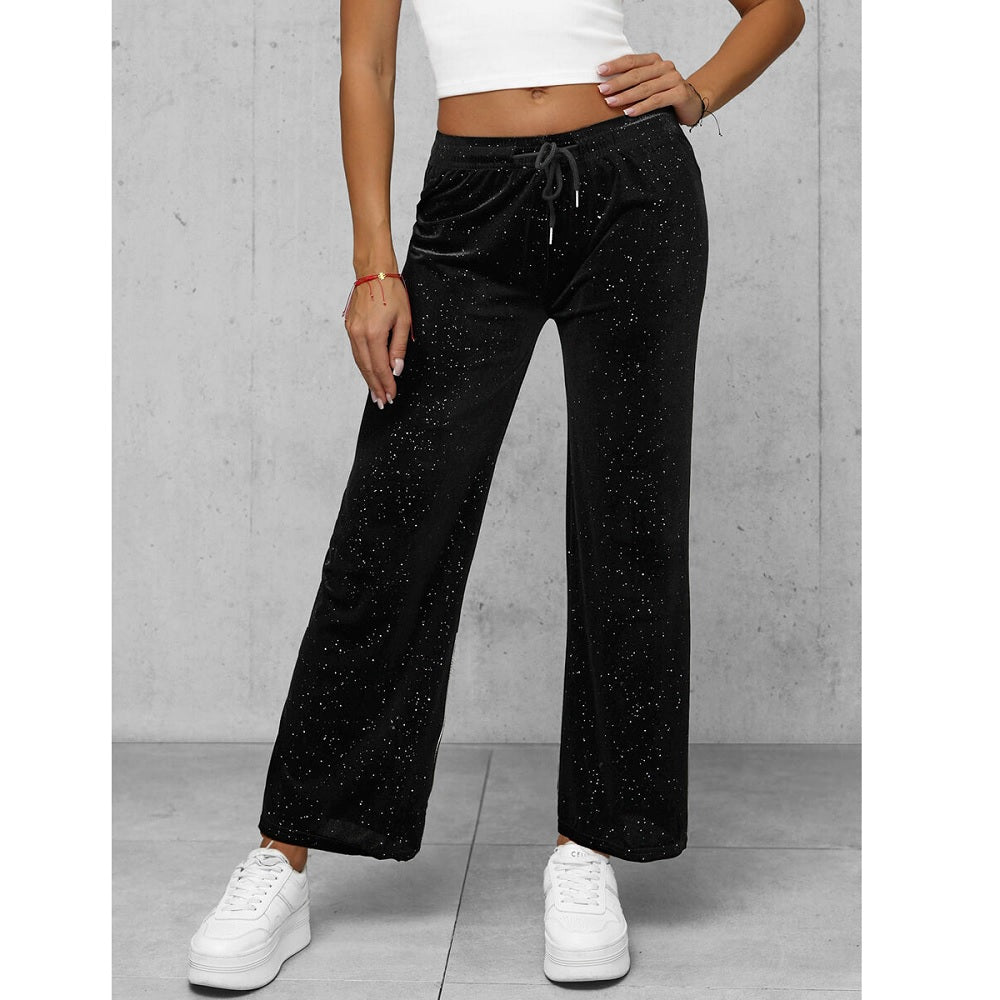 Svarta sammetsbyxor - Dambyxor