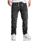 Svarta stretch jeans - Herrjeans