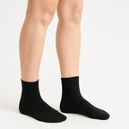 medelhöga svarta strumpor unisex benyson