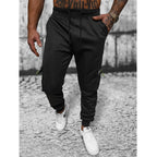 Svarta sweatpants - mjukisbyxa herr framifrån