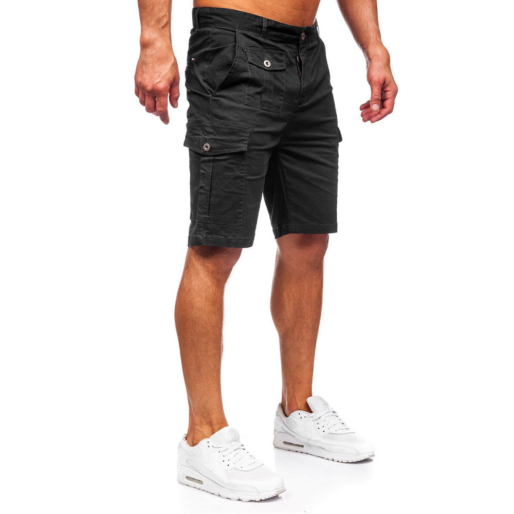 Svarta cargoshorts - Kortbyxor herr