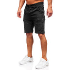 Svarta cargoshorts - Kortbyxor herr sidan