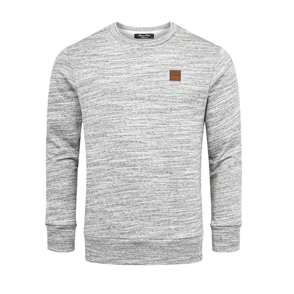 Grå melange sweatshirt - Herrtröja