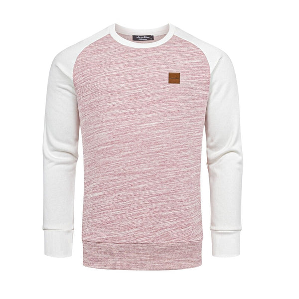Herrtröjor i melange färger - flera färgval - Sweatshirts vinröd