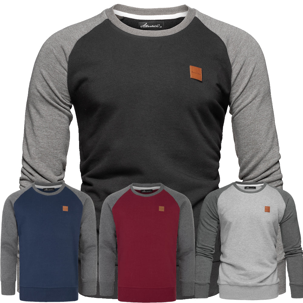 Sweatshirts Herr - Billiga sköna och dessutom snygga tvåfärgade sweatshirts