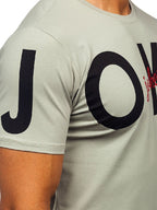 Herr tröja Joker - T-shirt grå zoomad