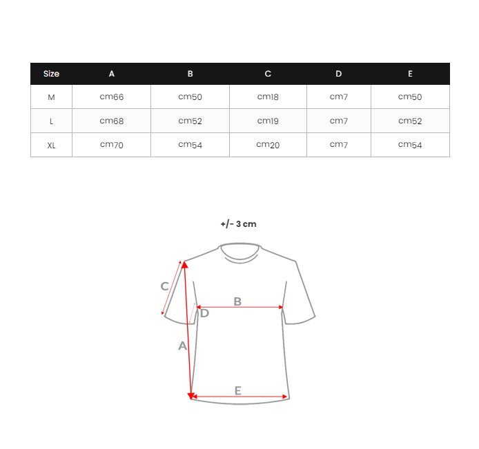 Kortärmad tröja - Wo Plans T-Shirt storlekstabell