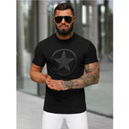Slim fit T-shirt Herr - Stjärntryck