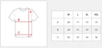 T-shirt med bröstficka - Herrtröja - Vit/Svart - Storlekstabell