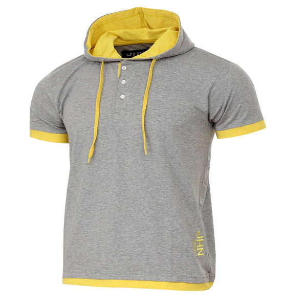 Stilren Herr T-shirt med luva - Modell Skultuna