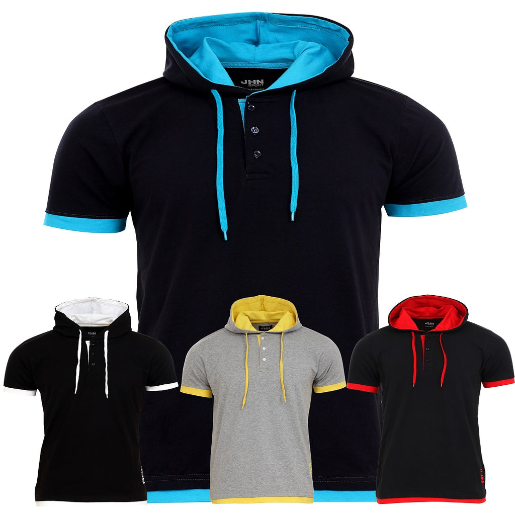 T-shirt med luva - Herrtröja