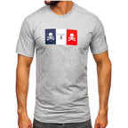 Ljusgrå T-shirt Black Island - Herr T-shirt Framsida