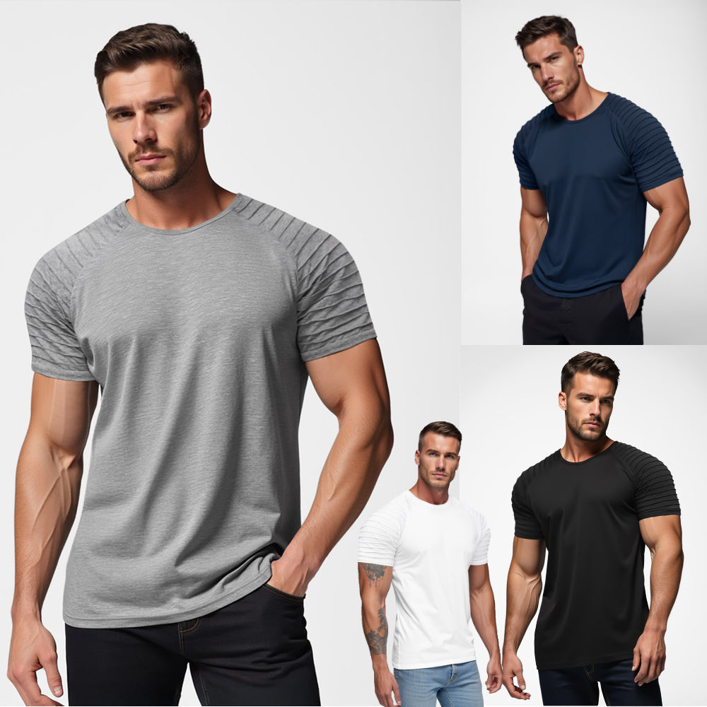 Slim fot t-shirt för herrar i 4 klassiska färger