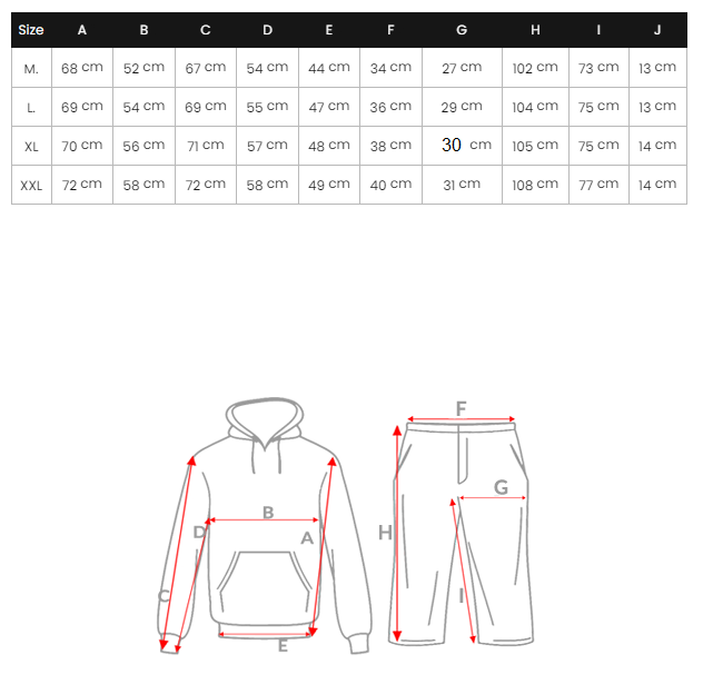 Träningsoverall byxor och Sweatshirt