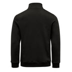 Svart sweatshirt herr från Amaci & Sons med ståkrage – bakifrån