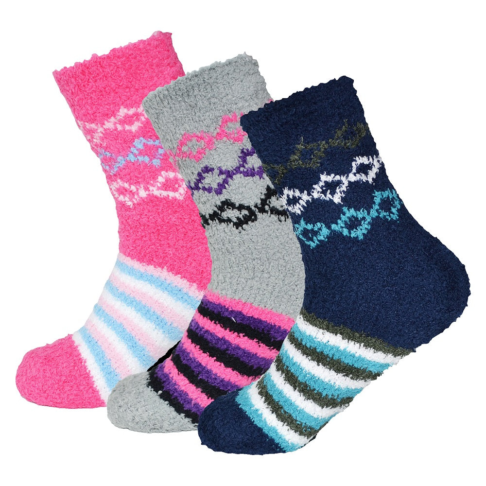 Fluffiga och varma damstrumpor för vintern - dam sockor