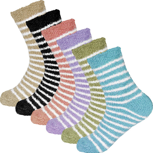 6-pack extra varma sockor - Fluffy strumpor
