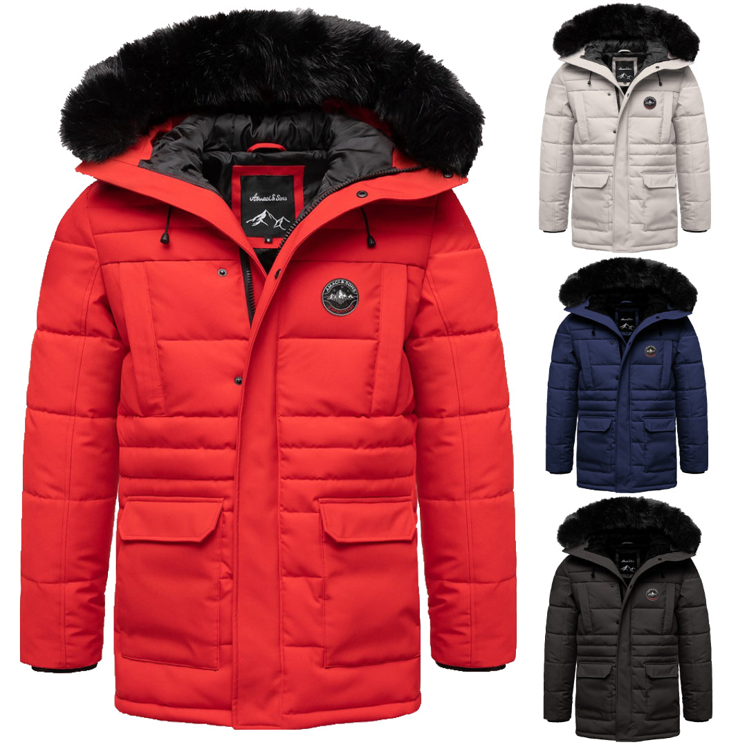 Parkas vinterjacka från Amaci & Sons i 4 färgval