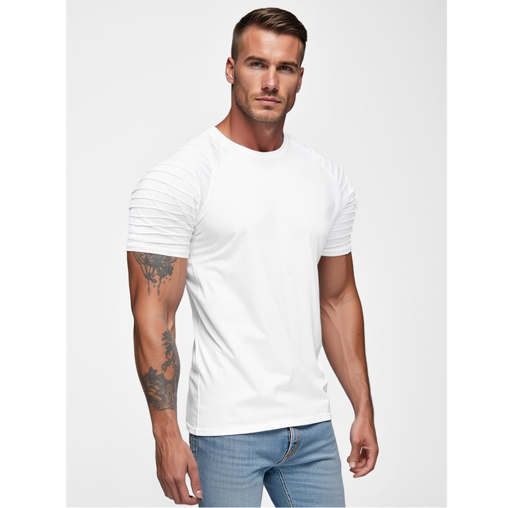 Vit herr t-shirt slim fit