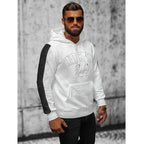 Vit herrtröja - Hoodie Iocns 24 sida