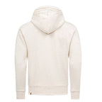 Zip hoodies herr i melerande färger - 6 färgval Beige bakifrån