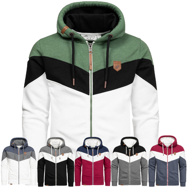 Zip Hoodies Herr - Flerfärgade huvtröjor