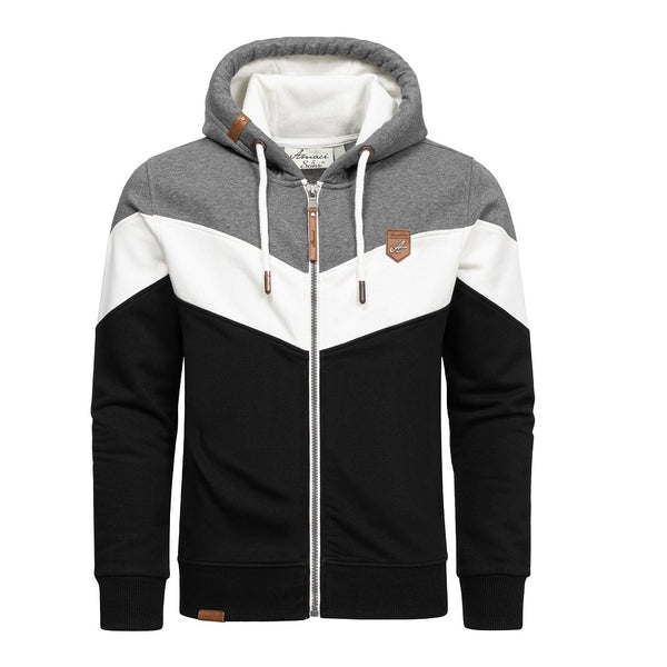 Zip Hoodies Herr - Flerfärgade huvtröjor mörkgrå