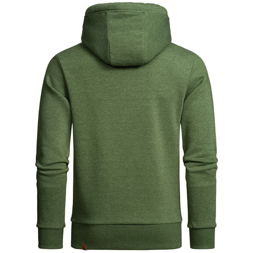 Grön huvtröja herr Amaci & Sons N4054 baksida