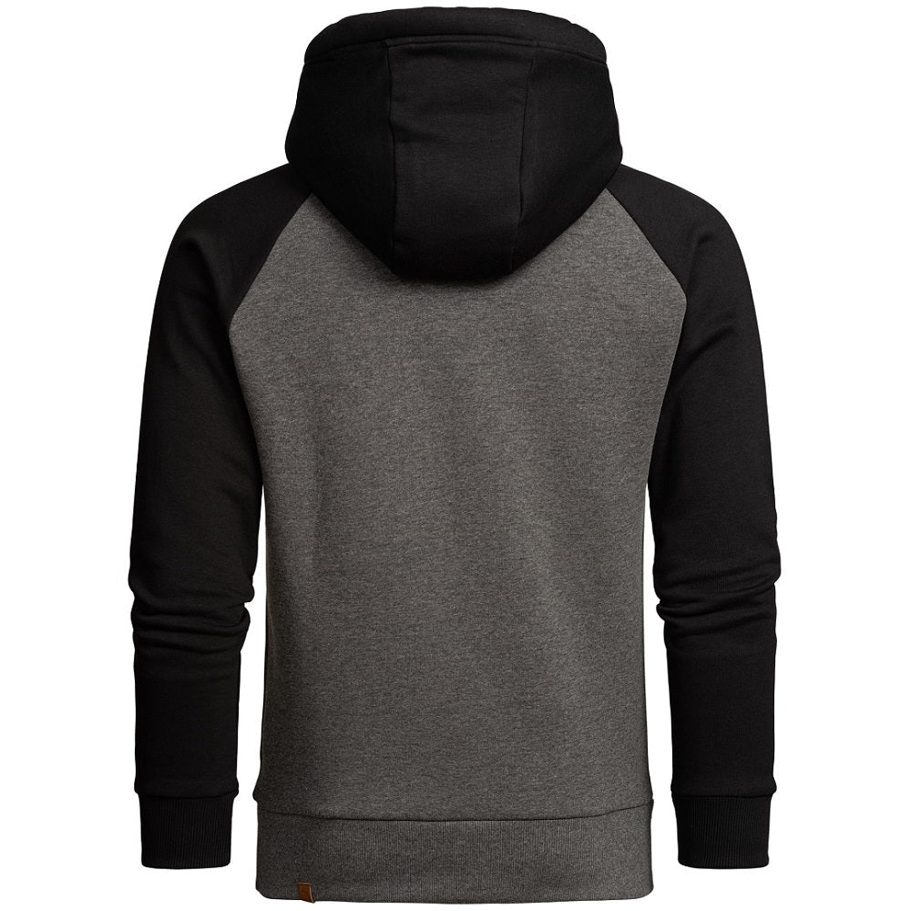 Superskön Hoodie mörkgrå/svart