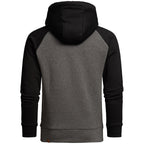 Superskön Hoodie mörkgrå/svart