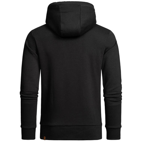 Amaci & Sons svart huvtröja herr N4054 baksida