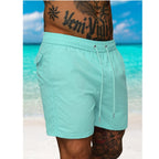 Billiga badshorts herr - mintfärgade shorts