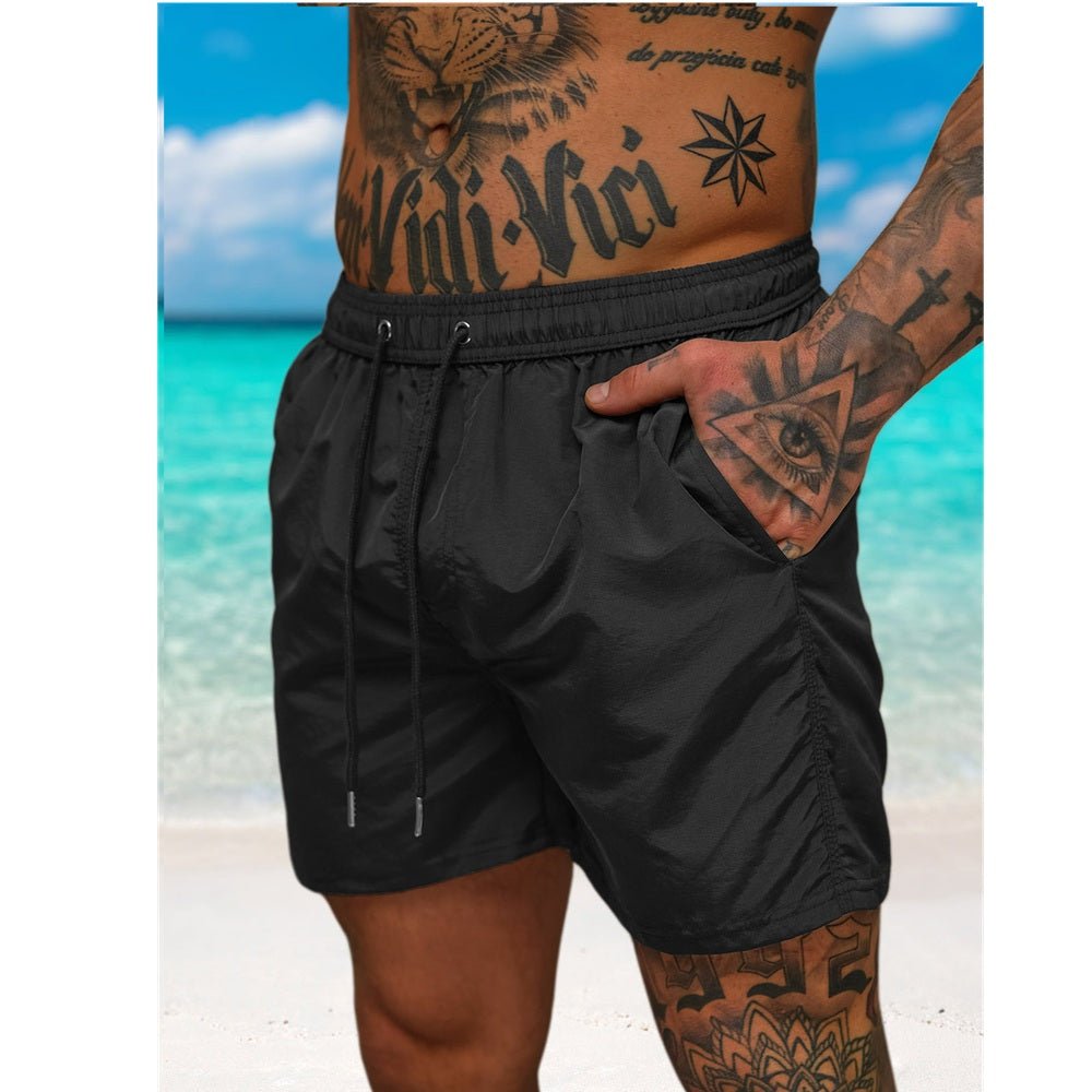 Billiga badshorts herr - svarta shorts