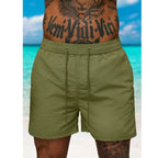 Billiga badshorts herr - gröna shorts