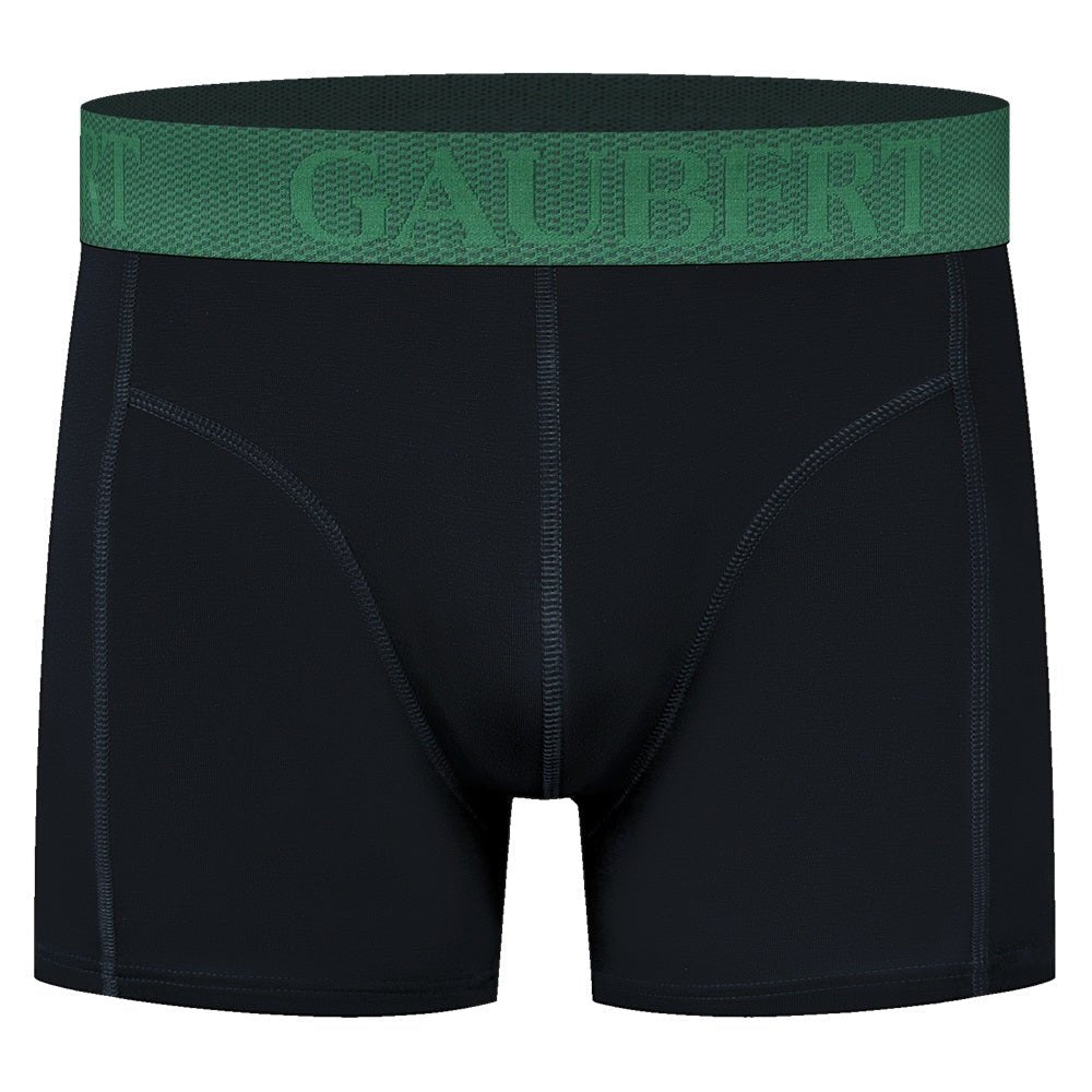 3-pack Bambukalsonger Herr - svarta boxershorts - svartgröna