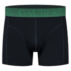 3-pack Bambukalsonger Herr - svarta boxershorts - svartgröna